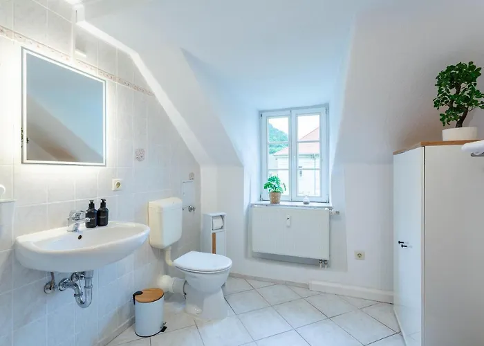 Moderne Mit Festungsblick Im Zentrum 쾨닉슈타인 안 데어 엘베